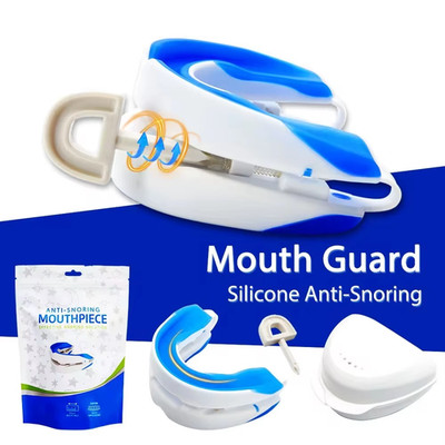 Stop Snoring Mouthpiece Sleep Apnea Guard Bruxism Anti Snore Aid Tool