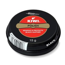 Kiwi Paste Shoe Polish - Black 15g  Pack of 2 