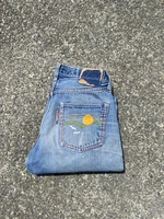 Vintage 1969 Levis Big E 501XX Selvedge Denim Jeans Made In USA 30 x 30 Hippy