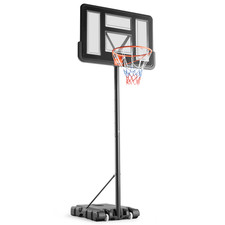 Adjustable Outdoor Basketball Hoop with Height Range of 4.2 to 10 Feet