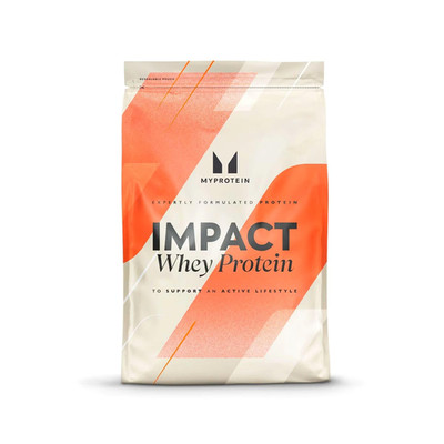 Myprotein Impact Whey Protein Powder 5.5 Lbs 75 Servings Unflavored 22G Protein