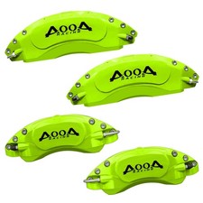 Brake Caliper Covers Green Black Logo Aluminum Set of 4 2014-2025 for Infiniti Q