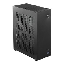 Desktop Chassis ITX Computer Case Mini NAS computer case Dual 35Inch Hard