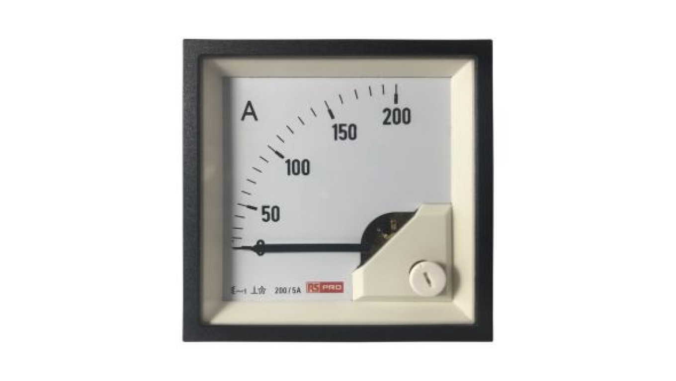 Analog Panel Ammeter 200A 200/5 CT 1862437
