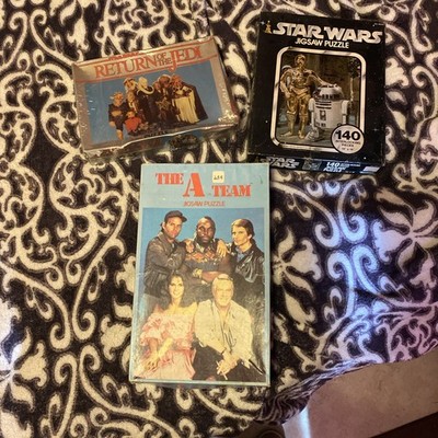 VTG Star Wars Return of the Jedi Puzzle Craft Master 1983 Sealed Yak Face A Team