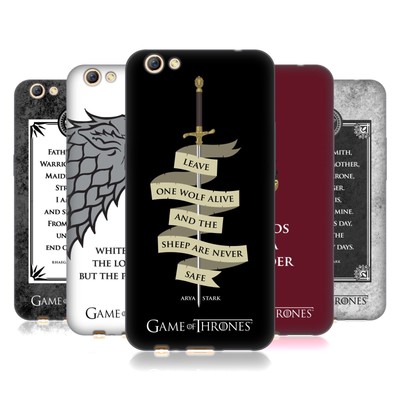 OFFICIAL HBO GAME OF THRONES GRAPHICS SOFT GEL CASE FOR OPPO PHONES