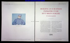 IBM Technology 2001 Trade Print Magazine Ad Poster ADVERT