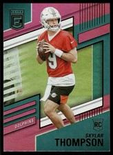 2022 Donruss Elite #181 Skylar Thompson Pink Miami Dolphins Rookie