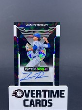 2025 Leaf Optichrome Liam Peterson Black One of One Autograph 1/1