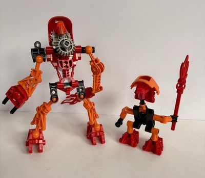 LEGO Bionicle Toa Tahu (8534) & Turaga Vakama (8540) Set – 100