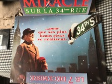 Miracle Sur La 34 eme Rue Cinéma  Objet Cartonné Promotionnel 40x30