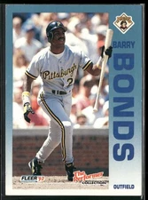 1992 Fleer 7-Eleven/Citgo The Performer #23 Barry Bonds