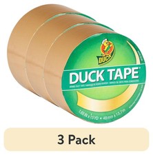  3 pack Color Duck Tape Brand Duct Tape, 1.88 in. x 15 yd., Gold New