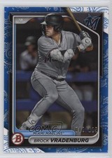 2024 Bowman Prospects Blue Pattern 12/125 Brock Vradenburg #BP-62 1b03