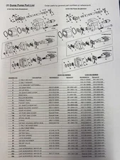 Hydraulic Dump Pump G102 Shaft and Gear Set 312-2920-130 