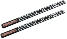 2x Exterior Door Emblem Badge Fit for  01-07 2500HD Truck 15114056 Double Tape