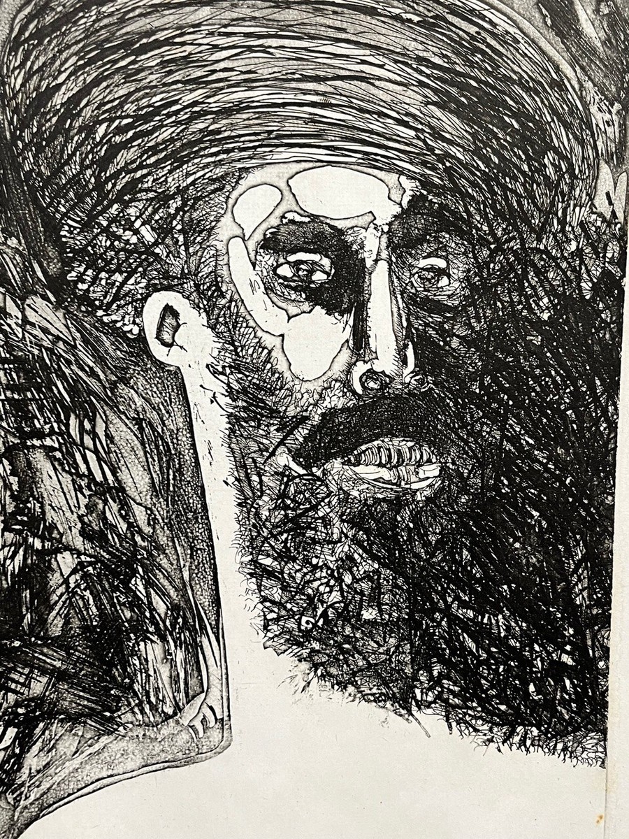 EDUARDO ROCA (CHOCO) .Engraved, chalcography. Cuban Art