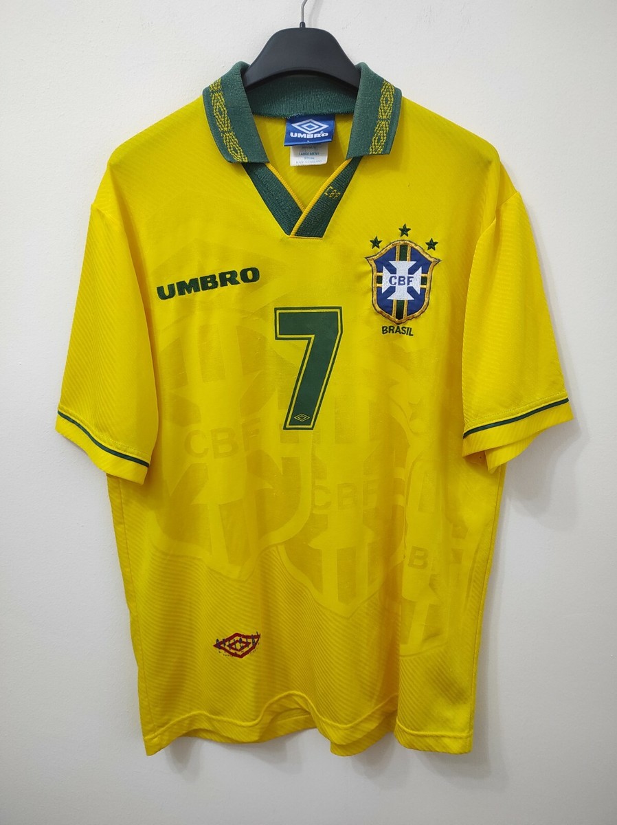 UMBRO 94年　ブラジル代表　7番　Bebeto べベット　ゲームシャツ UMBRO 94年 ブラジル代表 7番 Bebeto べベット ゲームシャツ