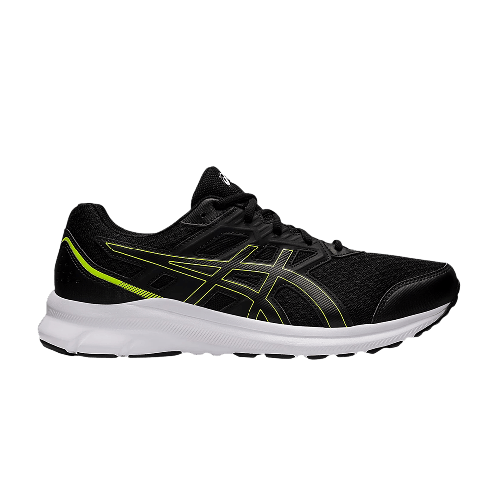 ASICS Jolt 3 Running Shoes in Black Hazard Green 1011B034-010