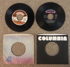 (2) 45Rpm 7” Vinyl Records - Micheal Jackson - Rockin Robin - Jermaine Jackson