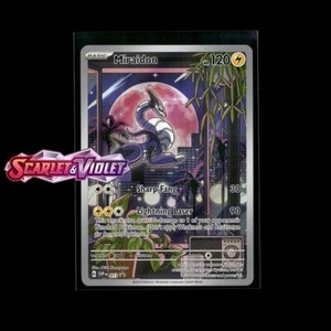miraidon pokemon card ebay Miraidon EX ~ Pokemon Scarlet & Violet ~ Full Art Ultra Rare 081/198