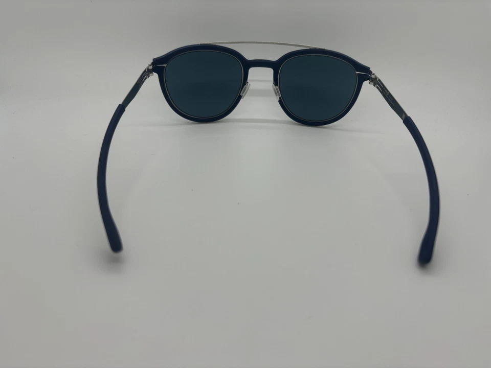 NUEVO IC! Gafas de sol Berlin azul marino aviador 50-25-145 mm viene con juego completo Foto 4 de 4