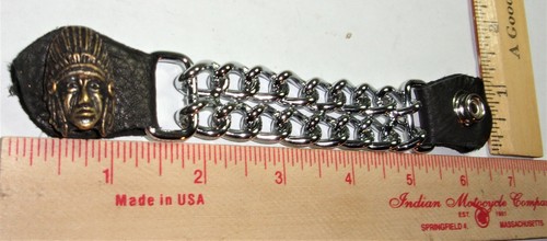 Indian vest chain USA motorcycle clothing accessory biker extender extension