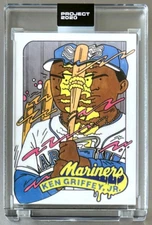 TOPPS PROJECT 2020 #300 KEN GRIFFEY JR HOF by ERMSY 1989 MARINERS * FREE SHIP