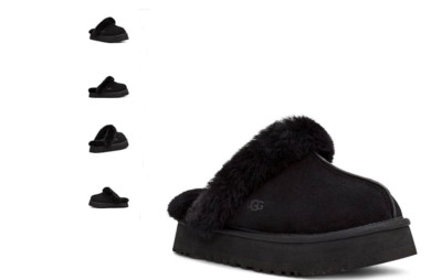 UGG Disquette Black Slide Slipper Sandal Women's US sizes 5-13/NEW!!!