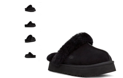 UGG Disquette Black Slide Slipper Sandal Women's US sizes 5-13/NEW
