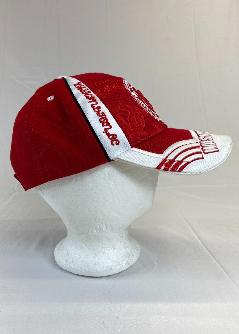 Washington DC Baseball Cap Strapback Hat Red Whit… - image 5