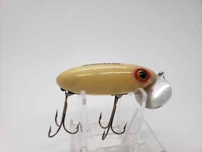Leurre De Pêche Vintage Fred Arbogast Jitterbug 5/8 Oz - Topwater - Akron, Ohio - Collection