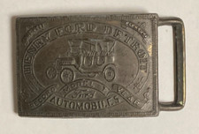 Vintage Henry Ford Detroit Model T Belt Buckle