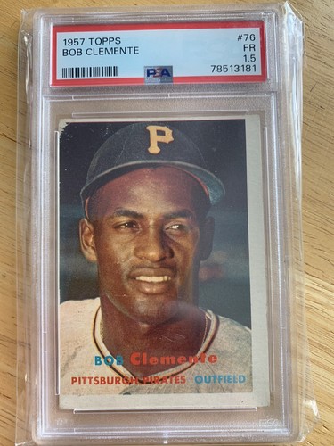 Roberto Clemente Baseballkarte – Pittsburgh Pirates, Neuwertig/near Mint, Ungraded (The Amazing Finds)