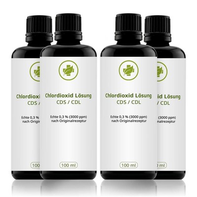 CDL/CDS Lösung, ECHTE 0,3% nach Originalrezeptur, 100 ml in Mironglas 3+1 gratis
