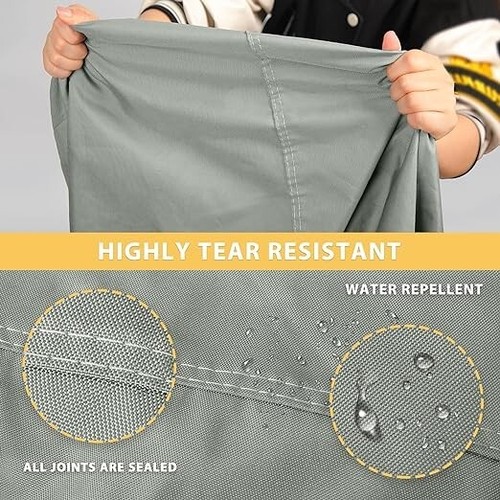 Heavy Duty 2 Passenger Golf Cart Cover ~ Waterproof, Durable, 600D Oxford Fabric - Picture 6 of 9