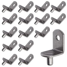 Shelf Pegs L-Shaped Cabinet Support Pins Bracket Style Clips for 5mm