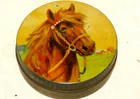 English Mackintosh Horse Candy Toffee Tin 1930