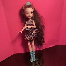 Monster High Doll Draculaura Party Hair Extra Long Original Dress