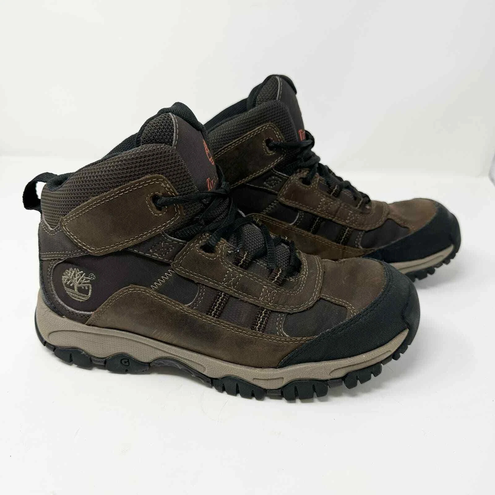 Timberland Men's 31154 Edge Trail Mid Leather Hiker Boot Brown Size 7M Outdoors