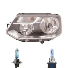 Scheinwerfer links für VW Transporter V Bus 7HB 7HJ 7EB 7EJ 7EF inklusive Lampen