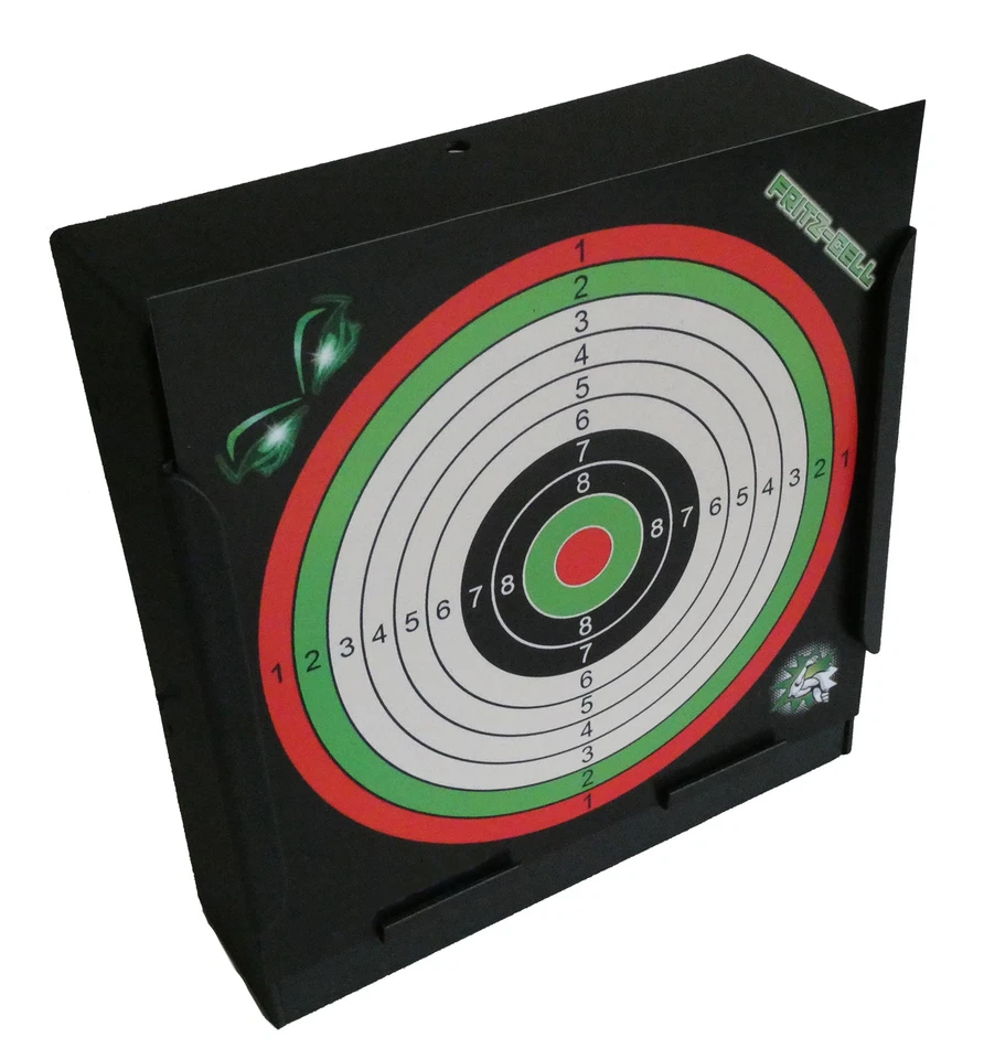 Fritz-Cell Kugelfang Scheibenkasten Luftgewehr und Luftpistole 14x14 cm Scheiben