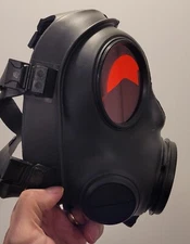Red Replacement Lenses for S-10 Gas Mask Cosplay