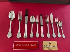 127-Piece Cutlery Set Christofle Port Royal TTB Silver-Plated New