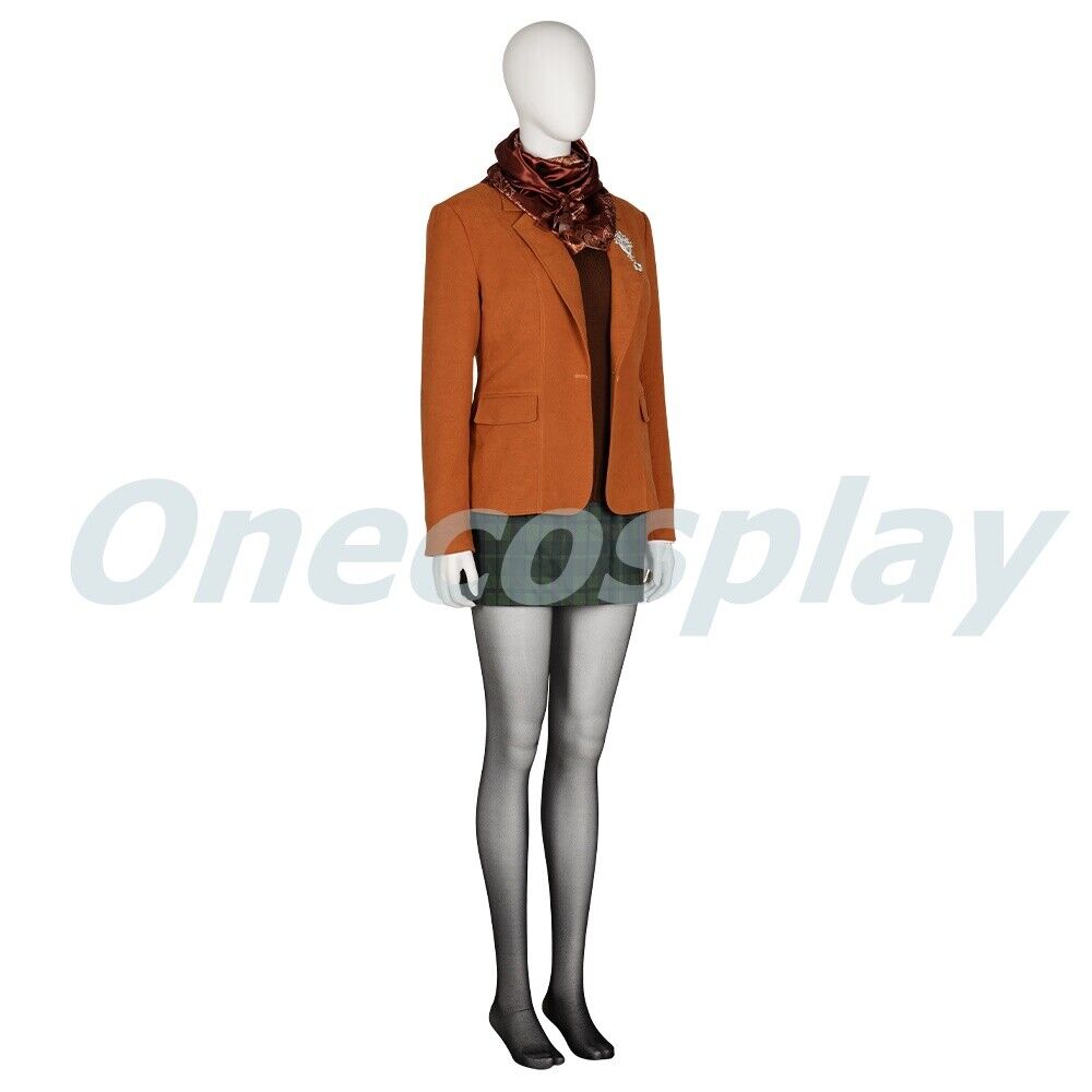 Ashley Graham Resident Evil 4 Remake Cosplay Dress Coat Halloween Party  Suit