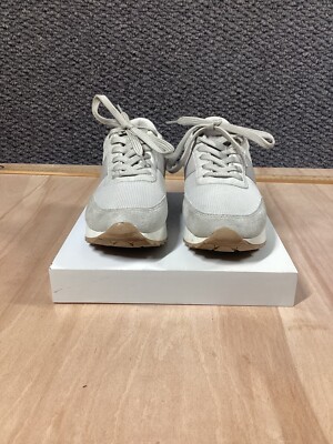 New Looks Women's Comfy Grey Lace Up Trainers Uk Size - Main Image