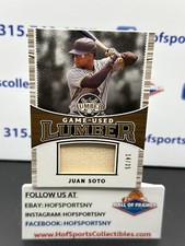 2024 LEAF LUMBER JUAN SOTO GAME USED LUMBER /35