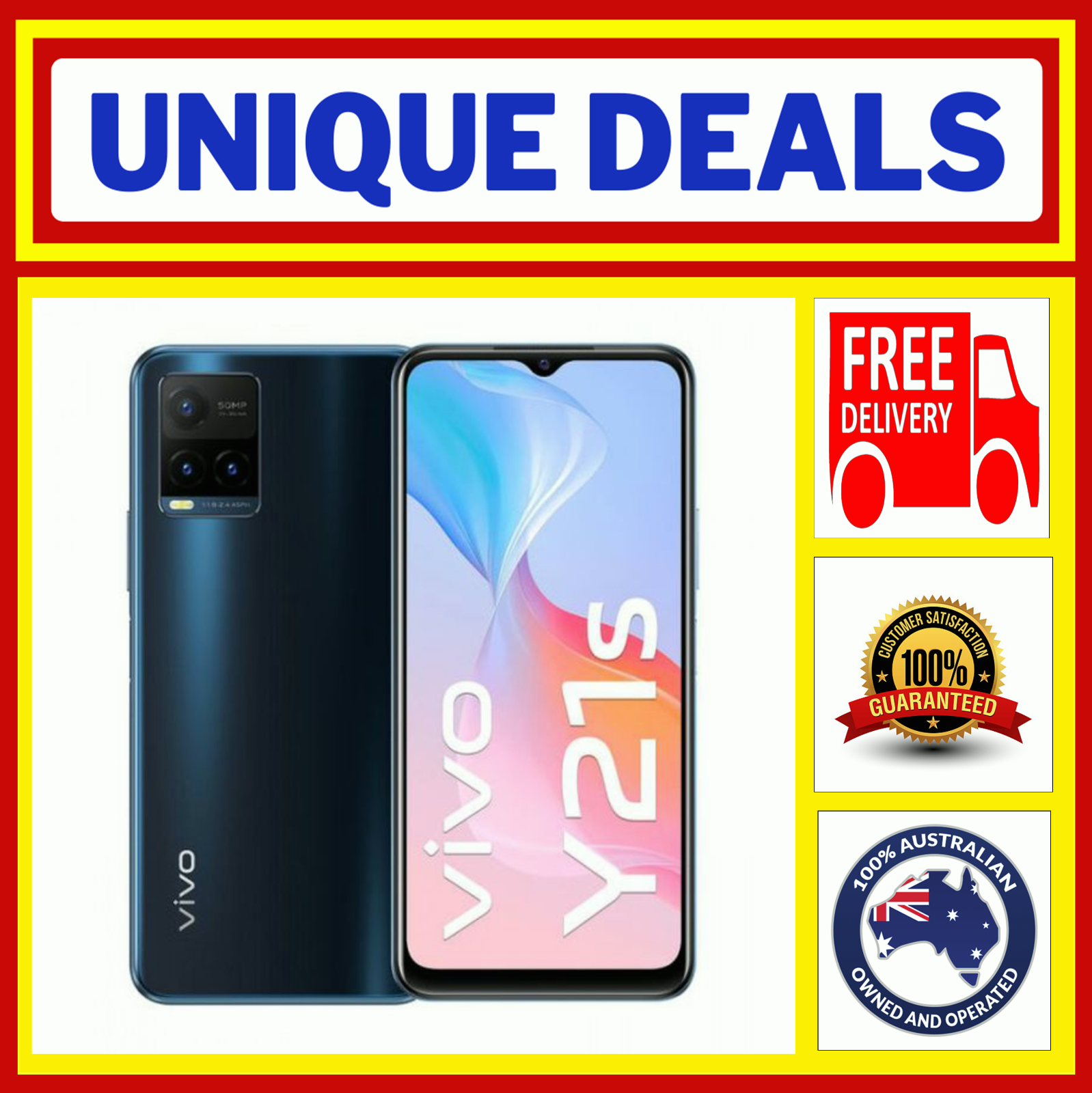 Telstra Unlocked Vivo Y21s Mobile Phone eBay