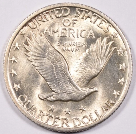 1924 STANDING LIBERTY QUARTER ~ NICE SHARP CHOICE/GEM BU UNCIRCULATED! - Image 2 of 2