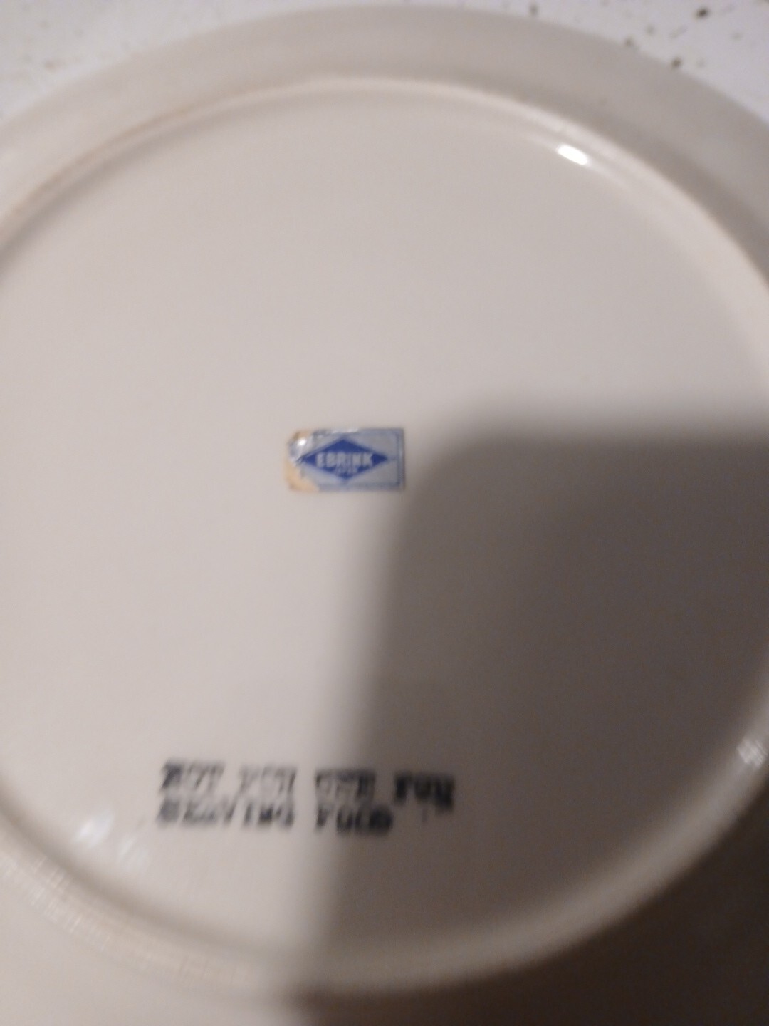 Vintage Souvenir  Kentucky The Blue Grass State Plate Ebrink Japan With Holder